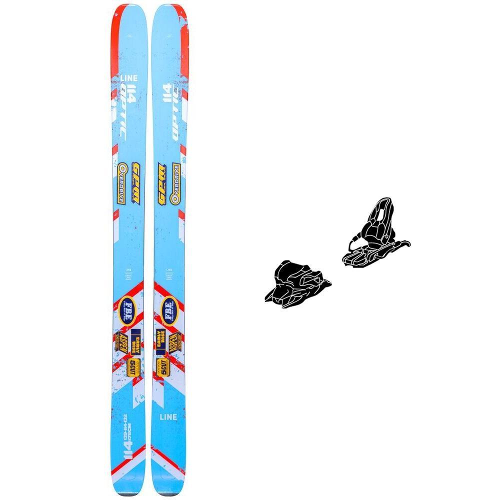 Line - Pack Ski Optic 114 - 192 + Squire 11 120mm Black - Ski