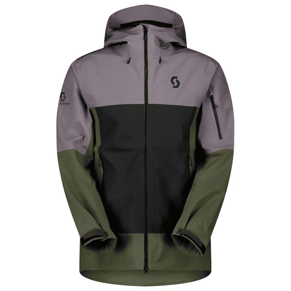 Scott - Jacket M's Explorair 3 Layer Evening Grey Black - M - Ski Jacket