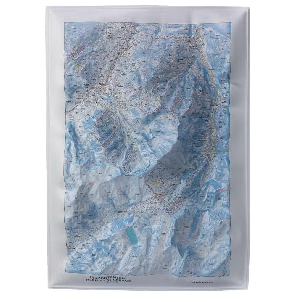 Deniveles - Domaines Contamines Montjoie - Saint-Gervais-les-Bains - Raised-relief map