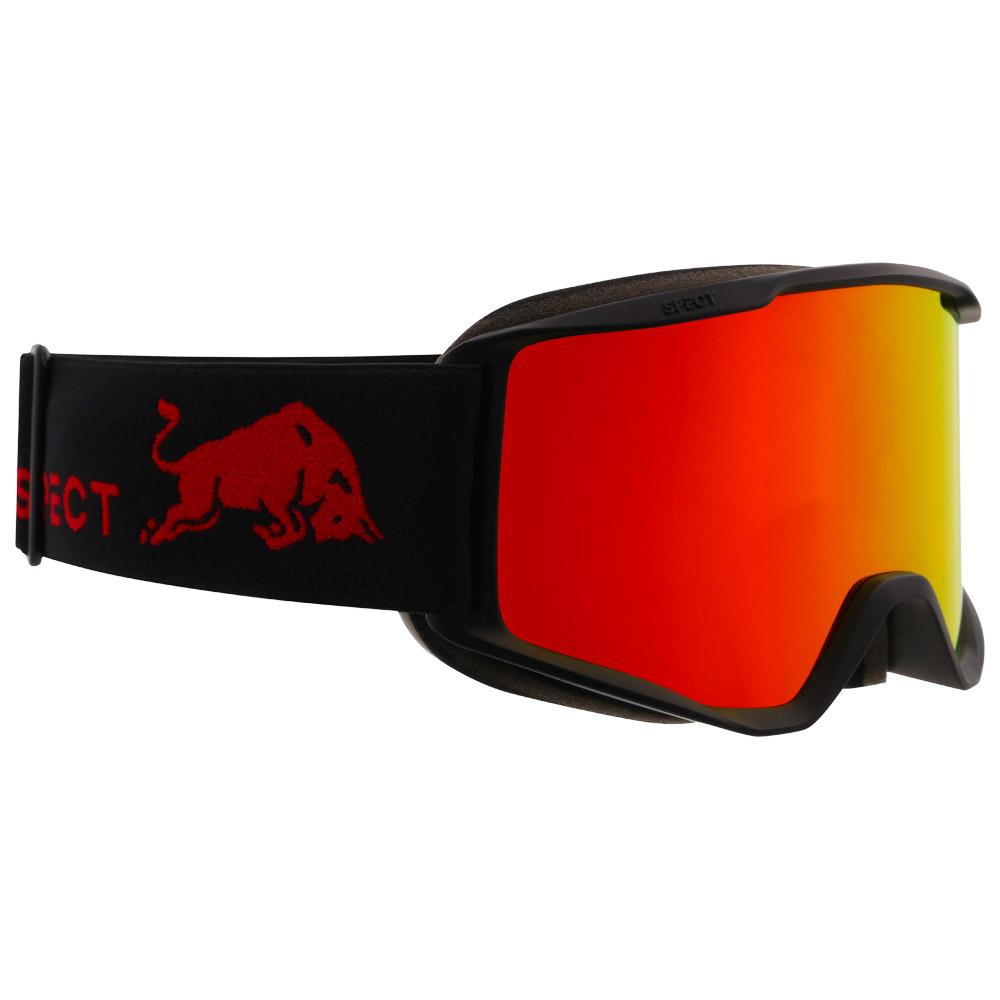 Red Bull Spect - Neon Matt Black Red Orange Red Mirror - Goggles