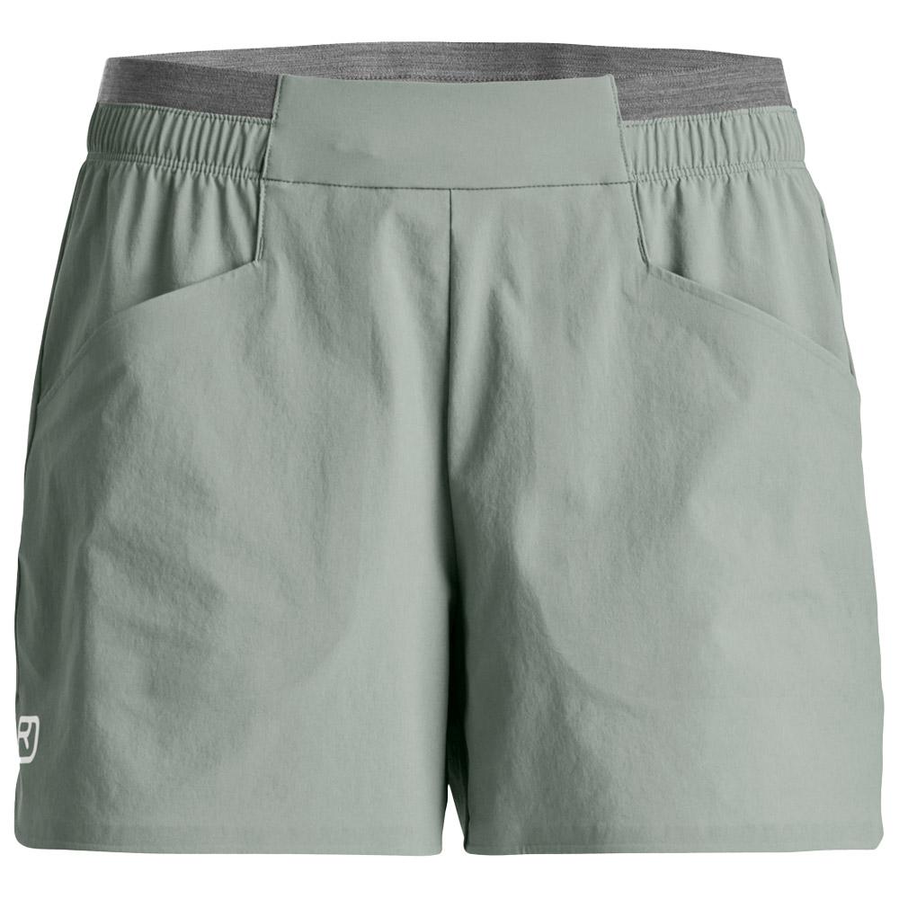 Ortovox - Trace Shorts W Green Sage - S - Climbing shorts