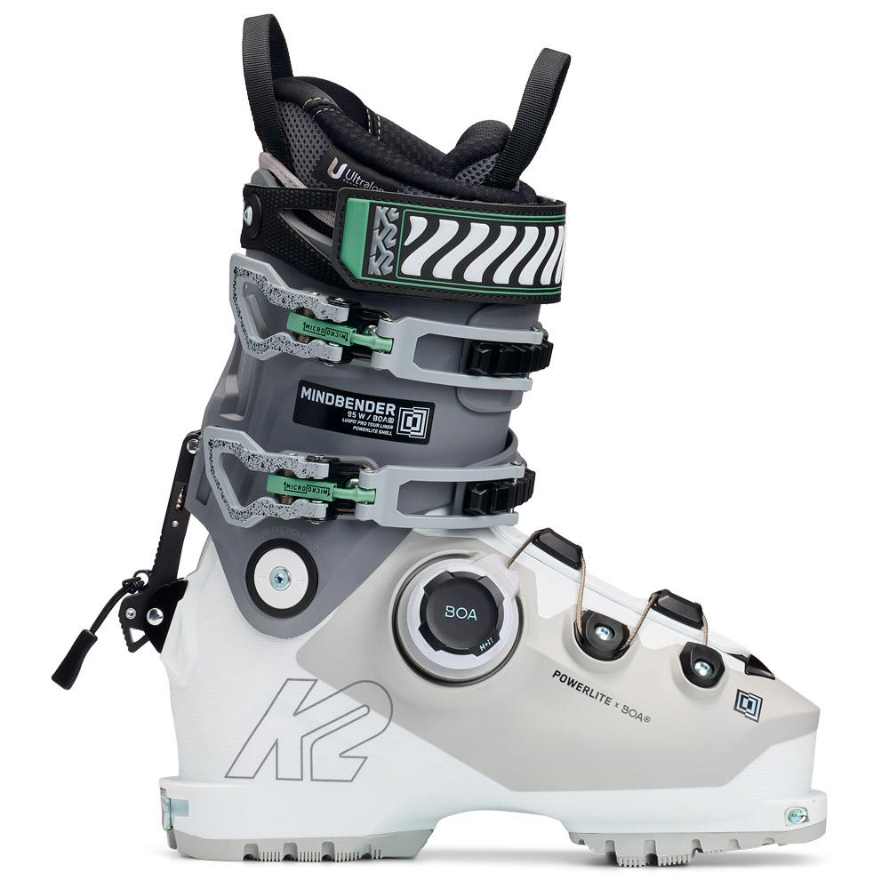 K2 - Mindbender 95 Boa W - 25-25.5 - Skischuh - Größe 25.5 - Grau - Damen - Glisshop.de