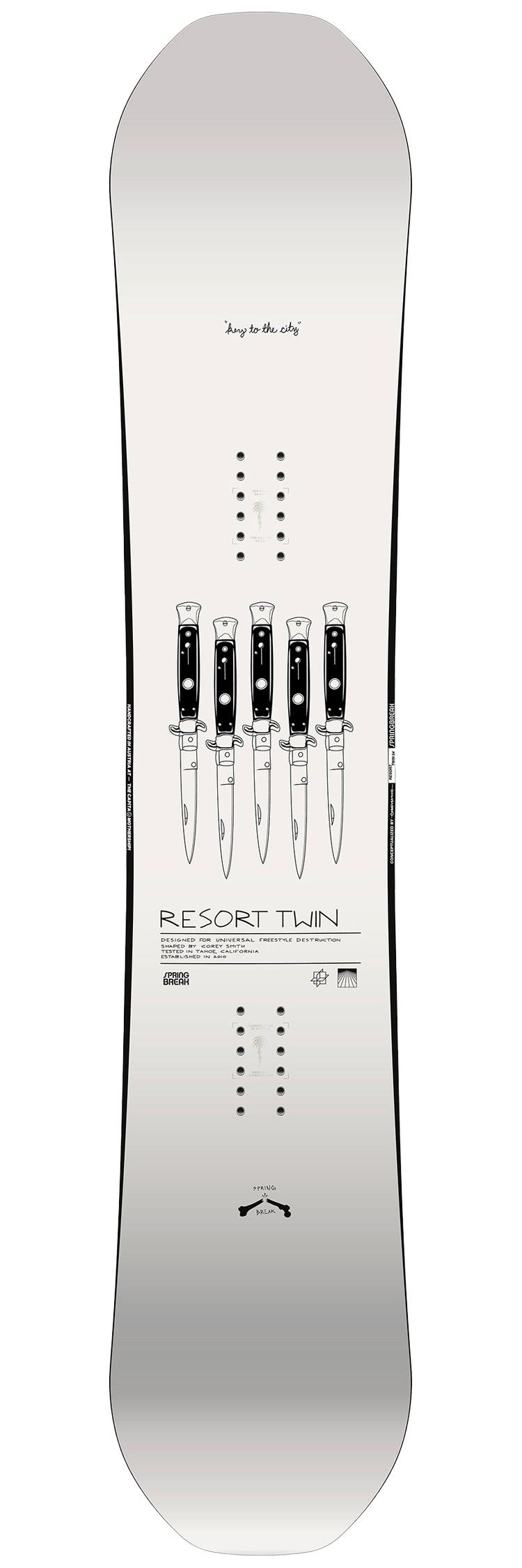 Capita - Snowboard-Set SB Resort Twin + Bdg - Snowboard