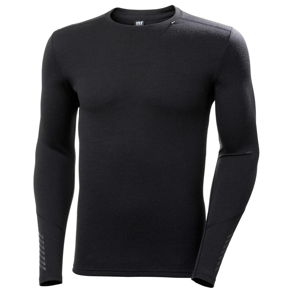 Helly Hansen - Lifa Merino Midweight Crew Black - L - Technical underwear
