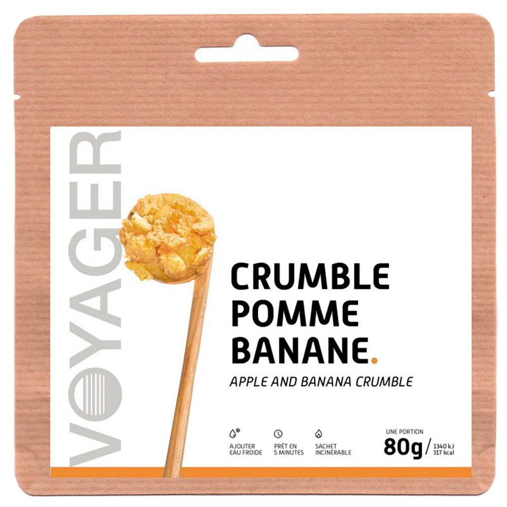 Voyager - Crumble Pomme-Banane 80 g. - Gefriergetrocknetes Essen - Glisshop.de