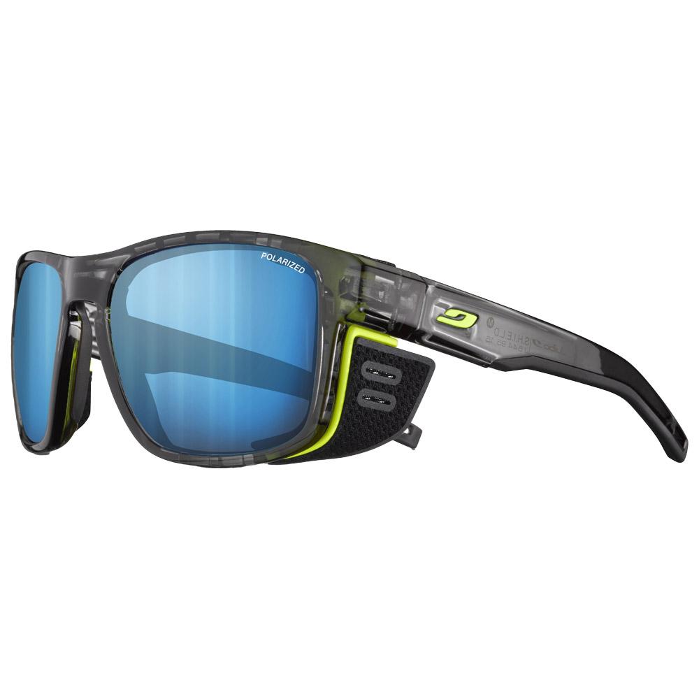Julbo - Shield Noir Translucide Brillant Jaune Spectron Hd 4 Polarized - Sonnenbrille - Schwarz - Herren - Glisshop.de