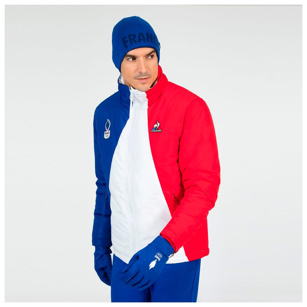 Down jackets Le Coq Sportif EFRO 22 Comm M N 1 N.O.W Blue Electro Red Electro