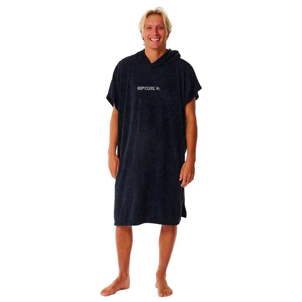 Rip Curl - Brand Hooded Towel Black Grey - Badeponcho