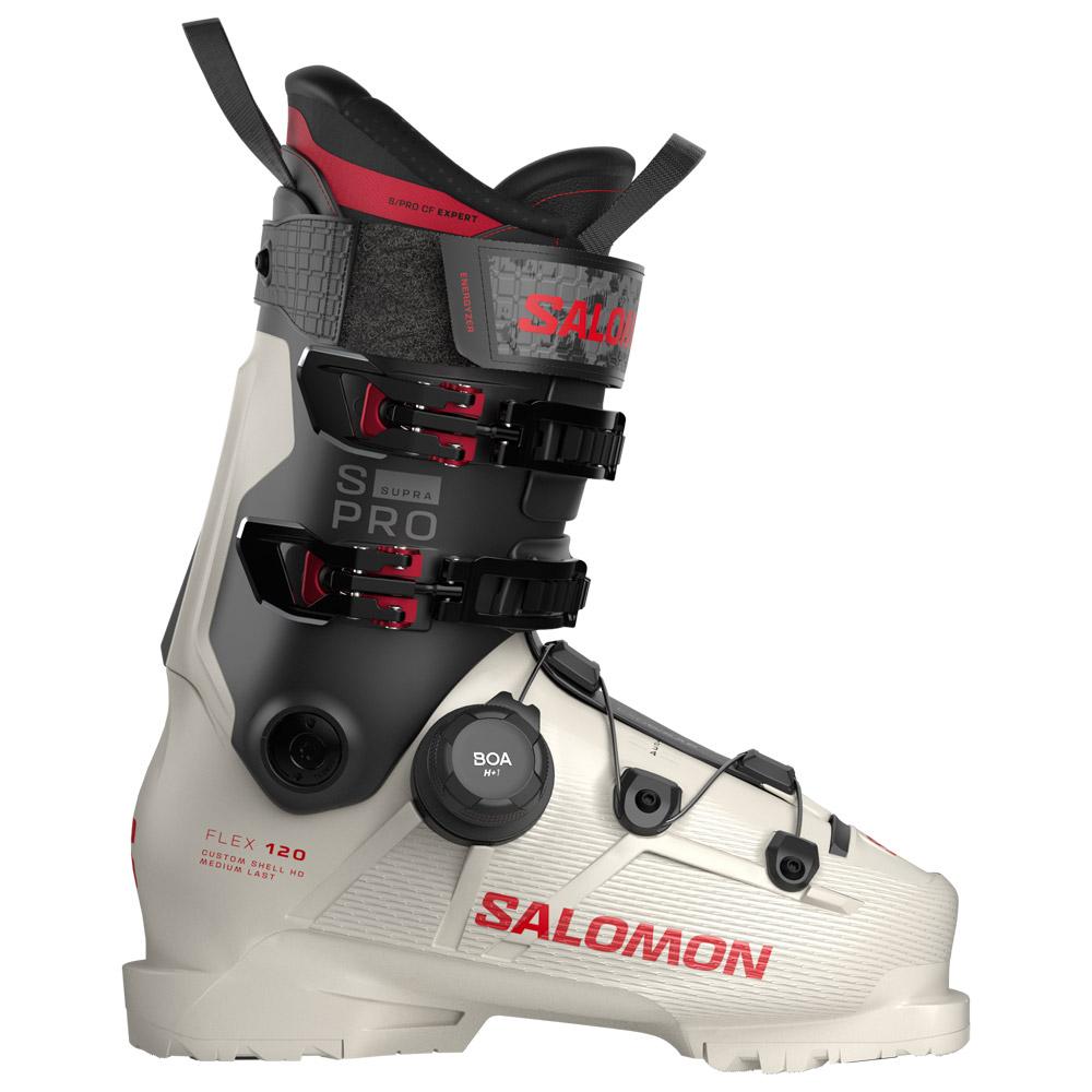 Salomon - S/Pro Supra S Boa 120 Gray Aurora Black Samba Met. - 30-30.5 - Ski boots