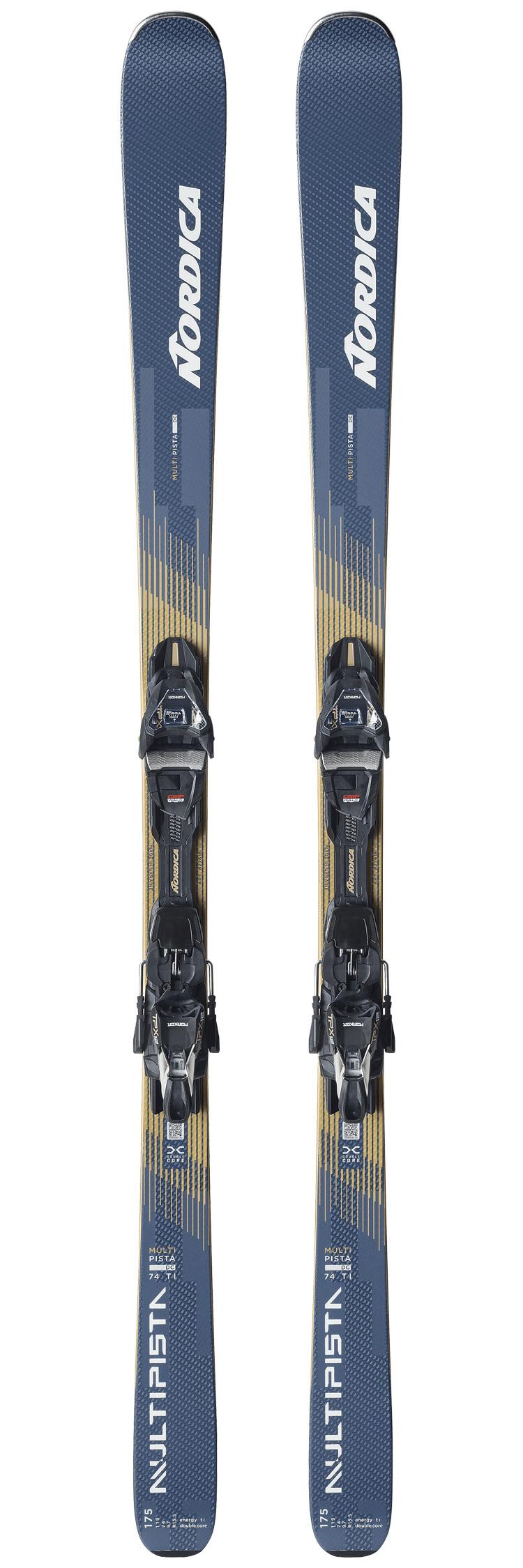 Nordica - Pack Ski Multipista Dc 74 Ti Fdt - 165 + Tpx 12 Fdt Black Or - Ski