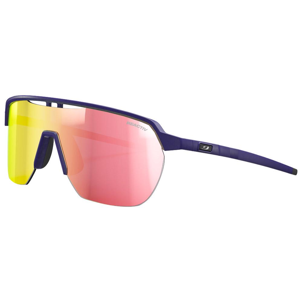 Julbo - Frequency Mat Violet Foncé Reactiv 1-3 Light Amplifier - Sunglasses