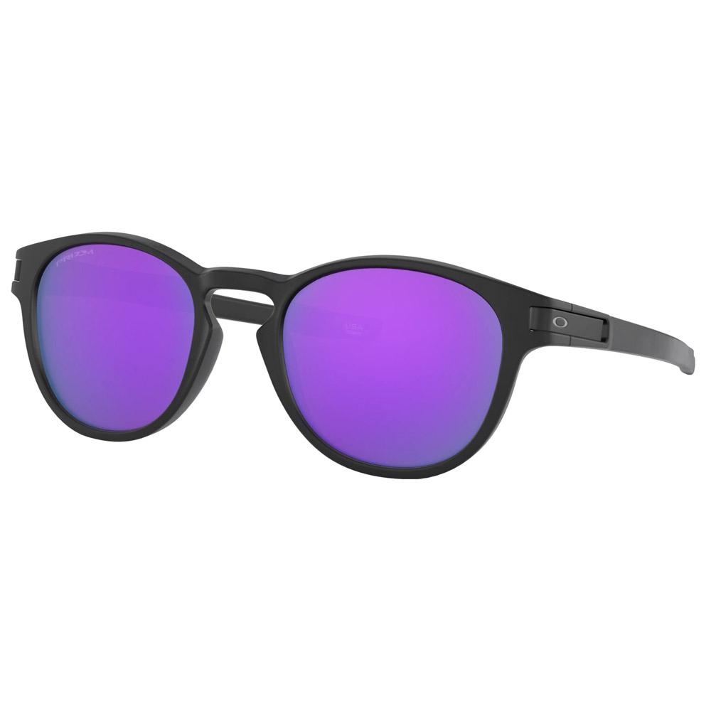 Oakley - Latch Matte Black Prizm Violet - Sonnenbrille - Schwarz - Herren - Glisshop.de