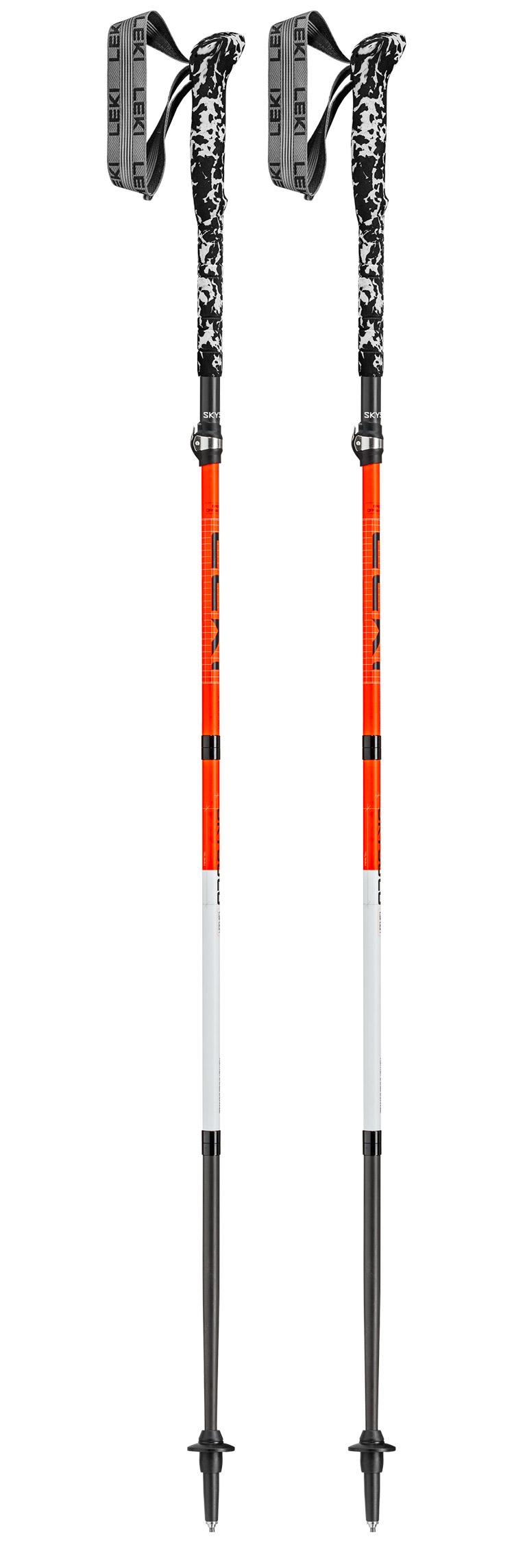 Leki - Skysolo Fx.One Carbon Neon Orange White Black - 115 - Hiking poles