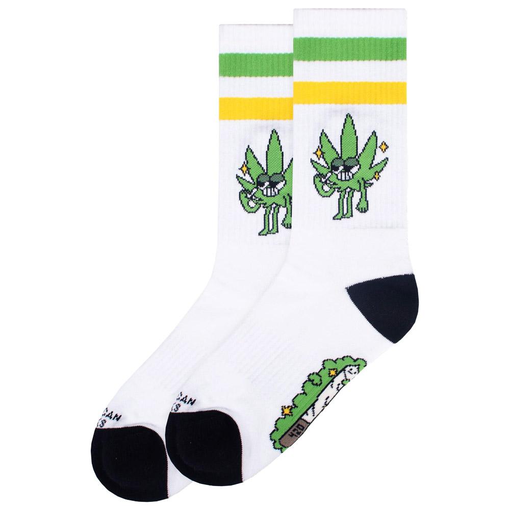 American Socks - The Classics Mid High High Leaf - Socken - Weiß - Glisshop.de