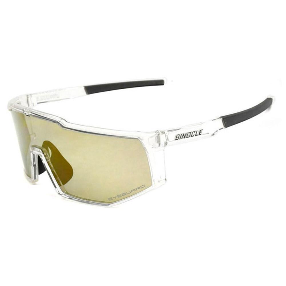 Binocle Eyewear - Horizon Shiny Translucide Gold Mirror Polarized - Sunglasses