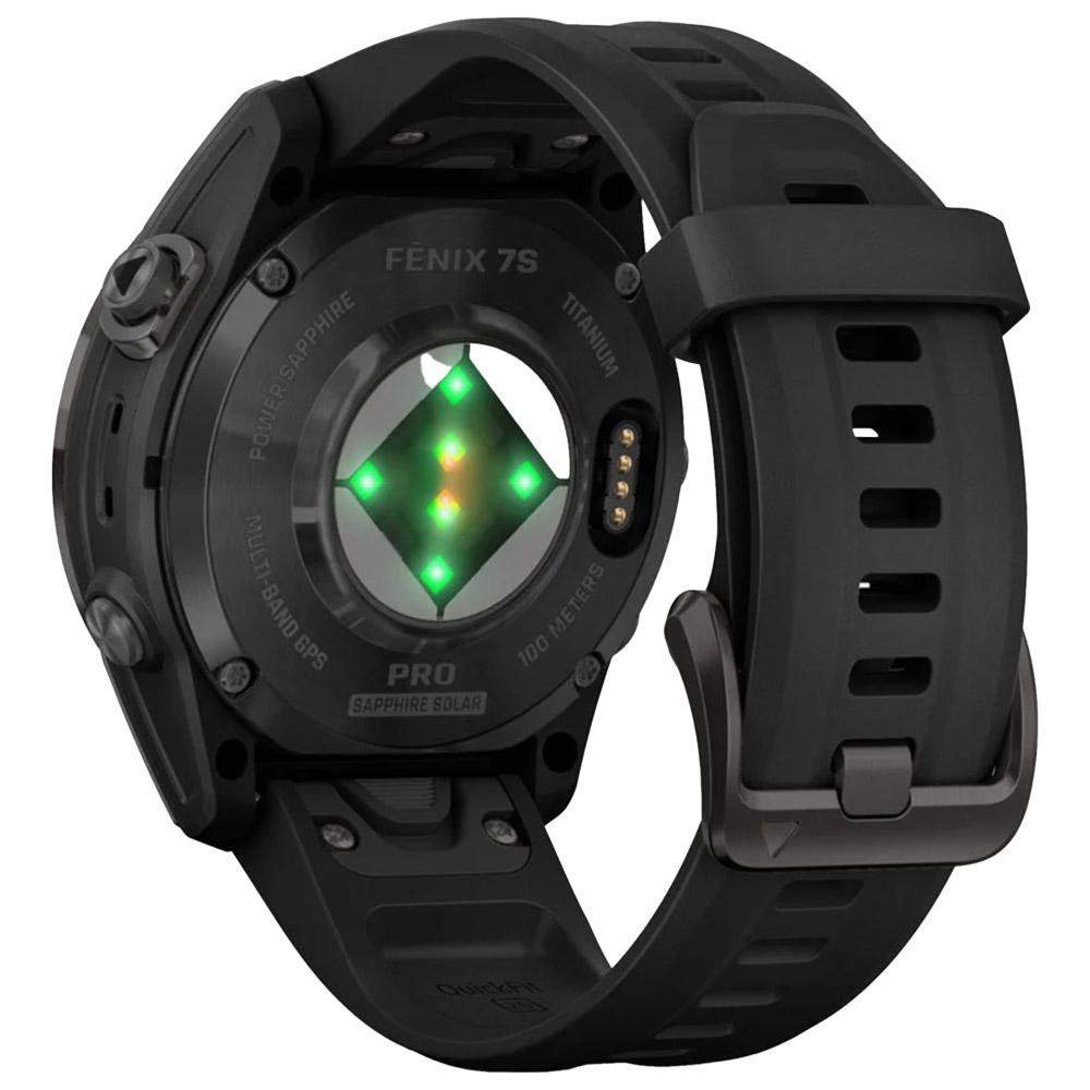 Garmin Fenix 7S Pro Sapphire Solar Edition Titane Carbon Gray DLC