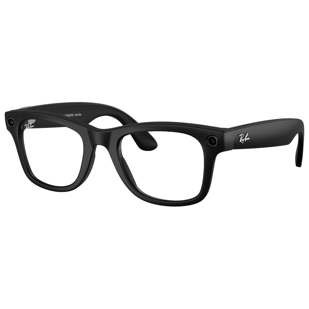 Ray Ban - Meta Wayfarer Gen 2 Matte Black Transitions Grey Translucide - 53 - Sonnenbrille