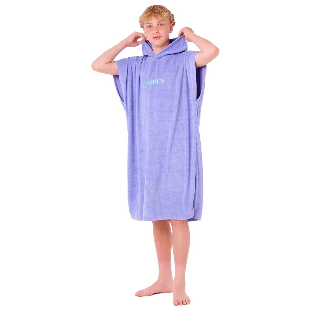 Rip Curl - Brand Hooded Towel Boy Bright Blue - S - Changing Robe