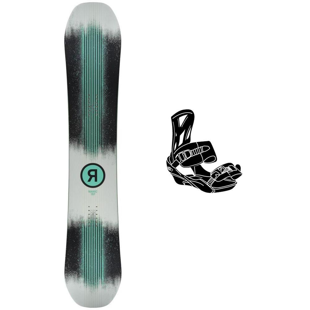 Ride - Pack Snowboard Manic - 163 + Flite - Snowboard