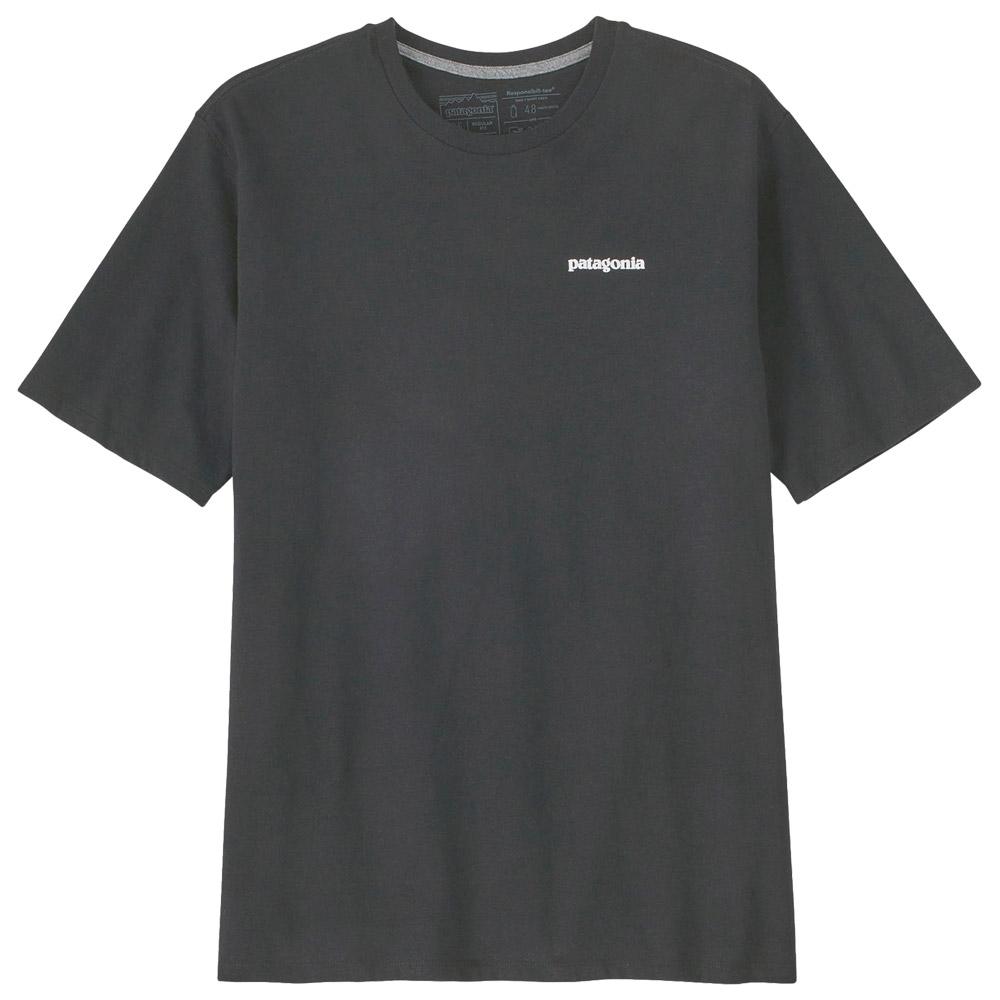 Patagonia - P-6 Logo Black - L - T-Shirt - Größe L - Schwarz - Herren - Glisshop.de