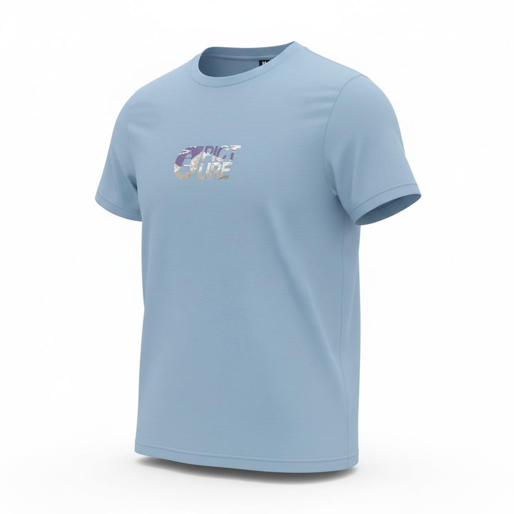 Picture - Basement Tee Stonewash - XS - T-Shirt - Größe XS - Blau - Damen - Glisshop.de