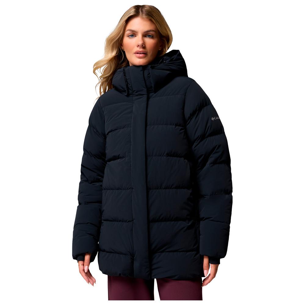 Columbia - Amaze Puff Mid Hooded Black - S - Daunenjacke
