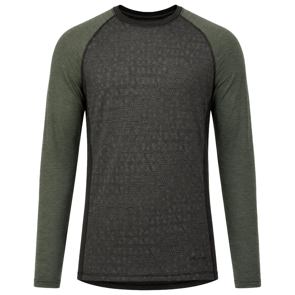 Bula - Geo Merino Wool Crew Dolive - M - Technical underwear
