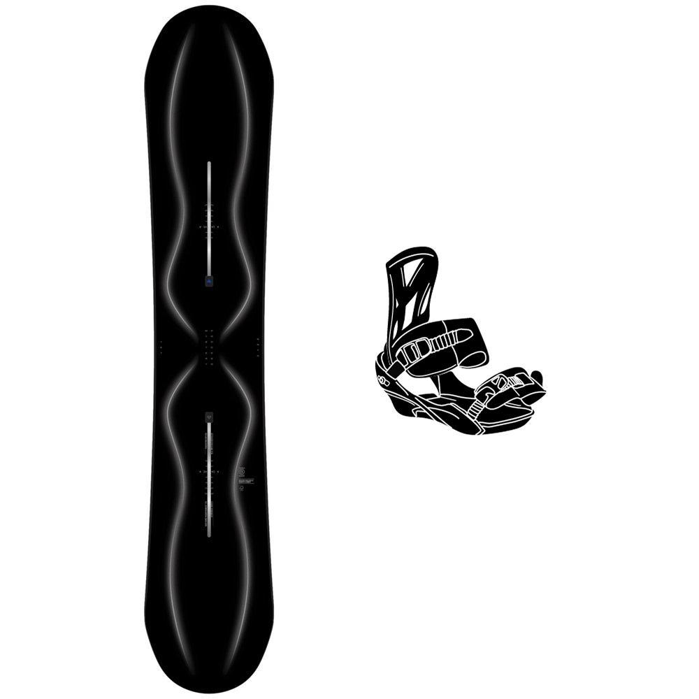 Burton - Snowboard set Mystery Process Sound Wave + bindings - Snowboard