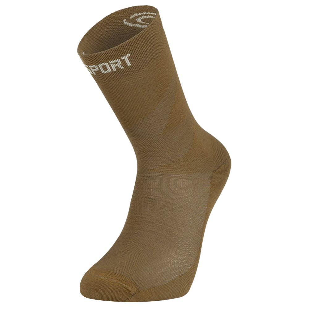 Bv Sport - Double Gr Socks High Lyocell Beige - 39-41 - Socken - Größe 39-41 - Beige - Glisshop.de