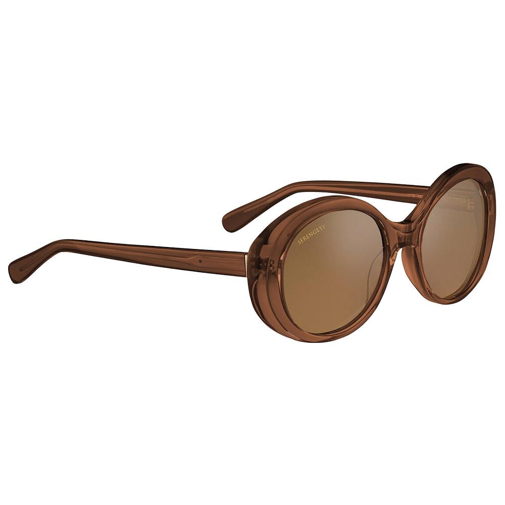 Serengeti - Bacall Shiny Crystal Caramel Brown Drivers Gradient - Sunglasses