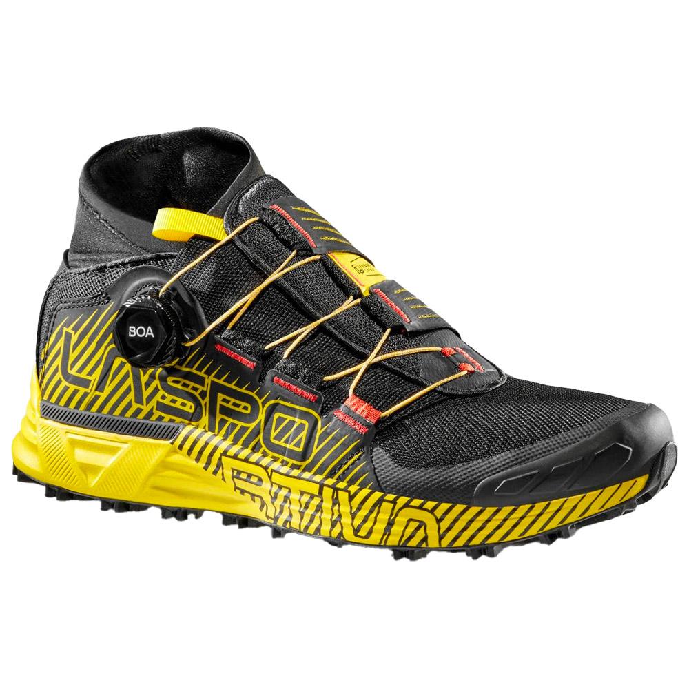 La Sportiva - Cyklon Black Yellow - 43.5 - Trail shoes