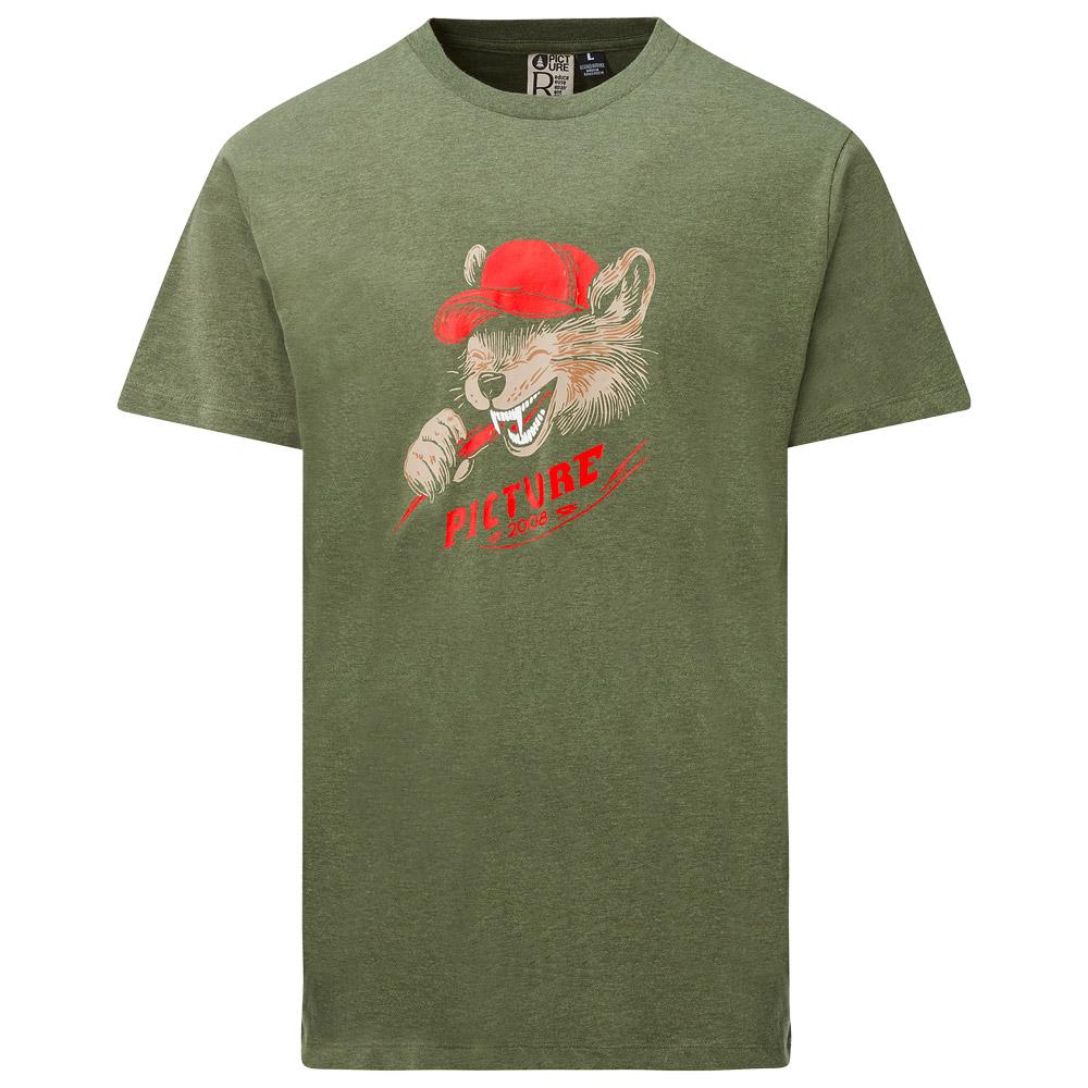 Picture - Ryker Grape Leaf Melange - M - Tee-Shirt