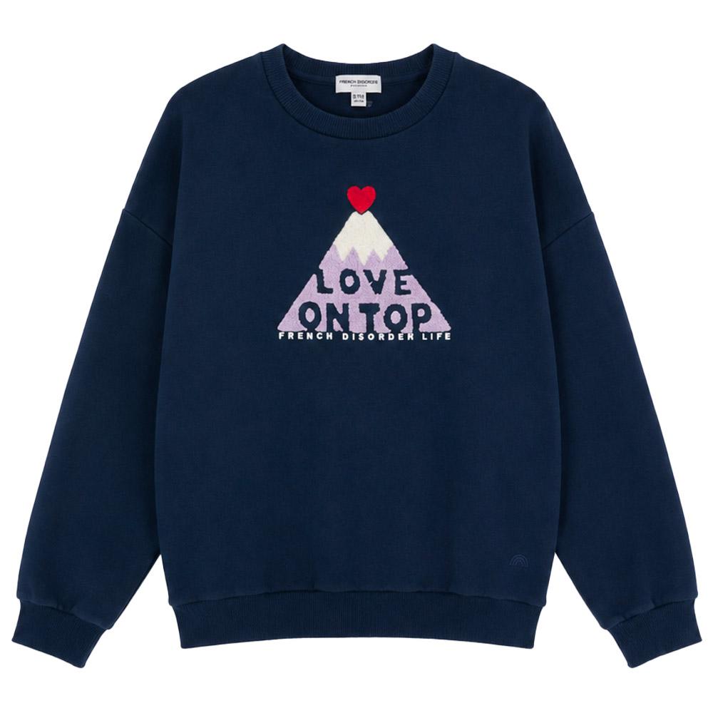 French Disorder - Rosa Warmy Love On Top Navy - S - Sweatshirt