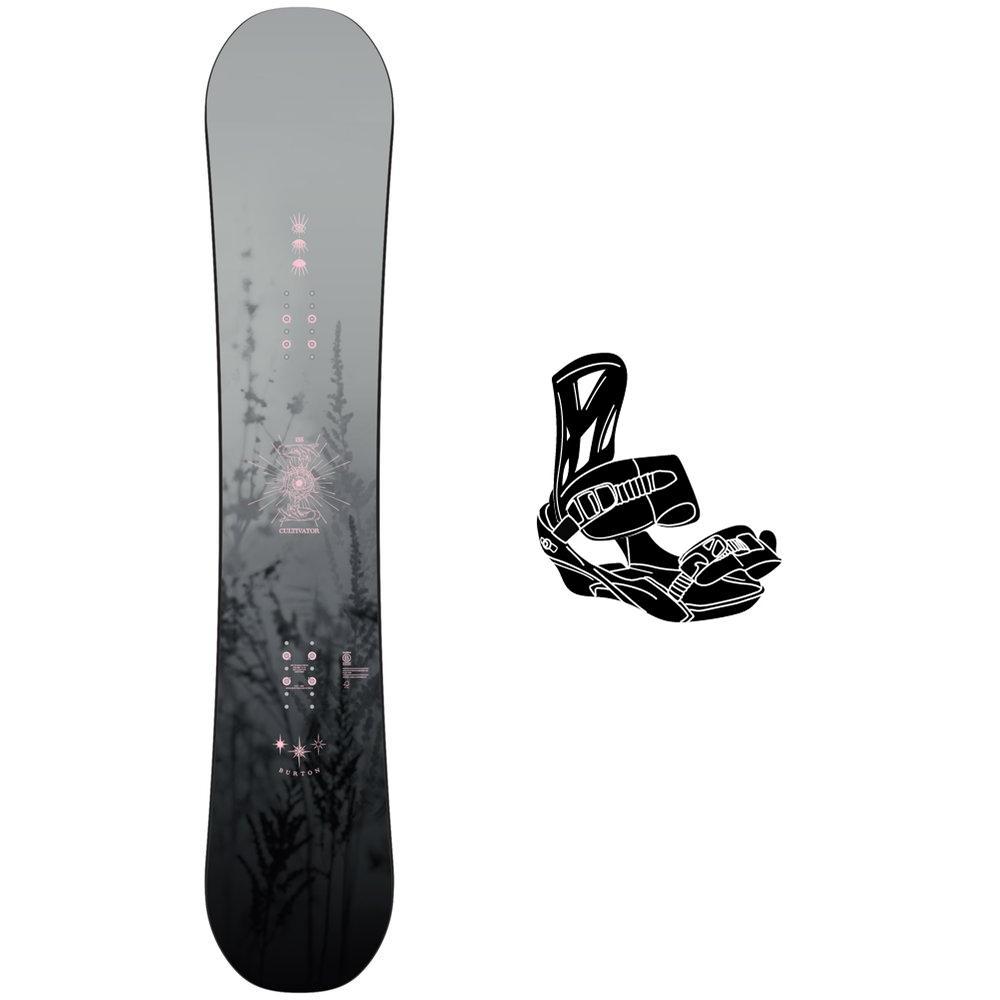 Burton - Snowboard set Cultivator Mist + bindings - Snowboard