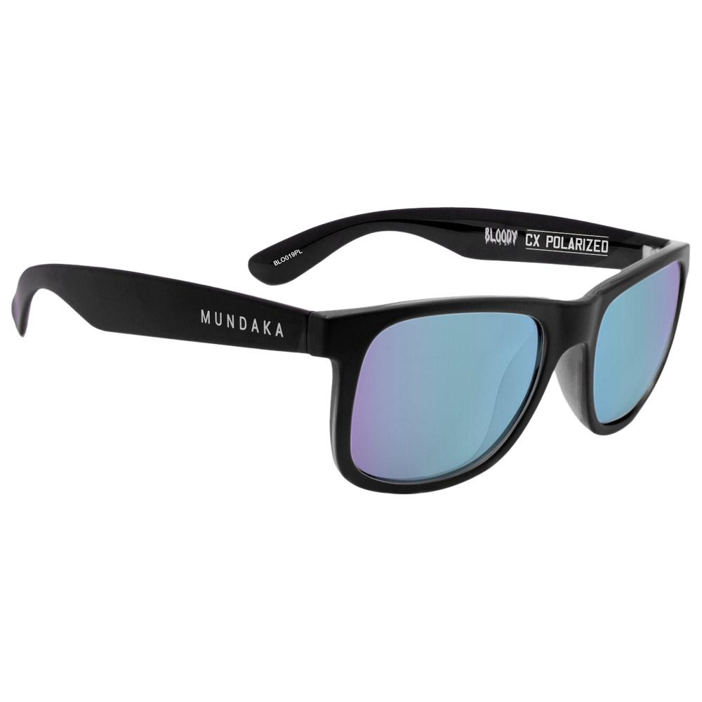 Mundaka Optic - Bloody Matte Black Smoke Cx Polarized Metalic Blue Revo - Sunglasses