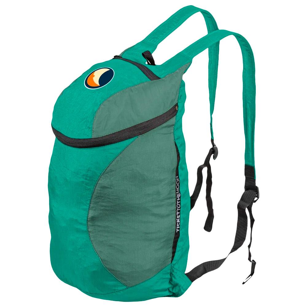 Ticket To The Moon - Mini Backpack 15L Exotic Ocean Petrol Green - Backpack