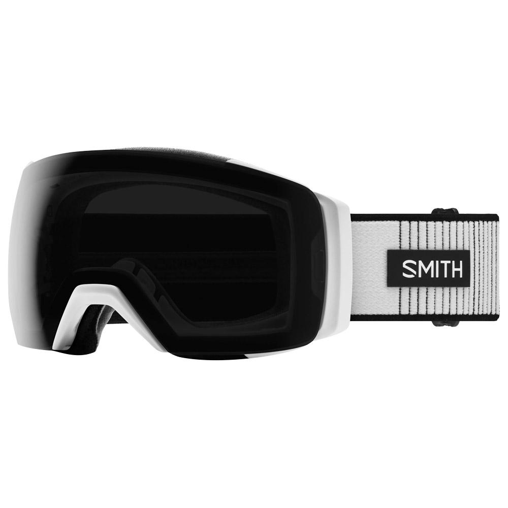 Smith - I/O Mag XL White Fade Out Chromapop Sun Black + Chromapop Storm Blue Sensor Mirror - Skibrille