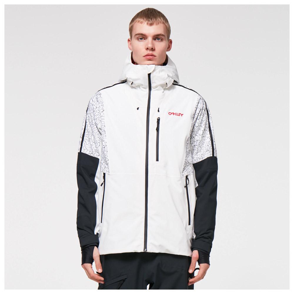 Oakley Ski Jacket TC Gunn Shell 2L Jkt White/Crackle Winter 2022