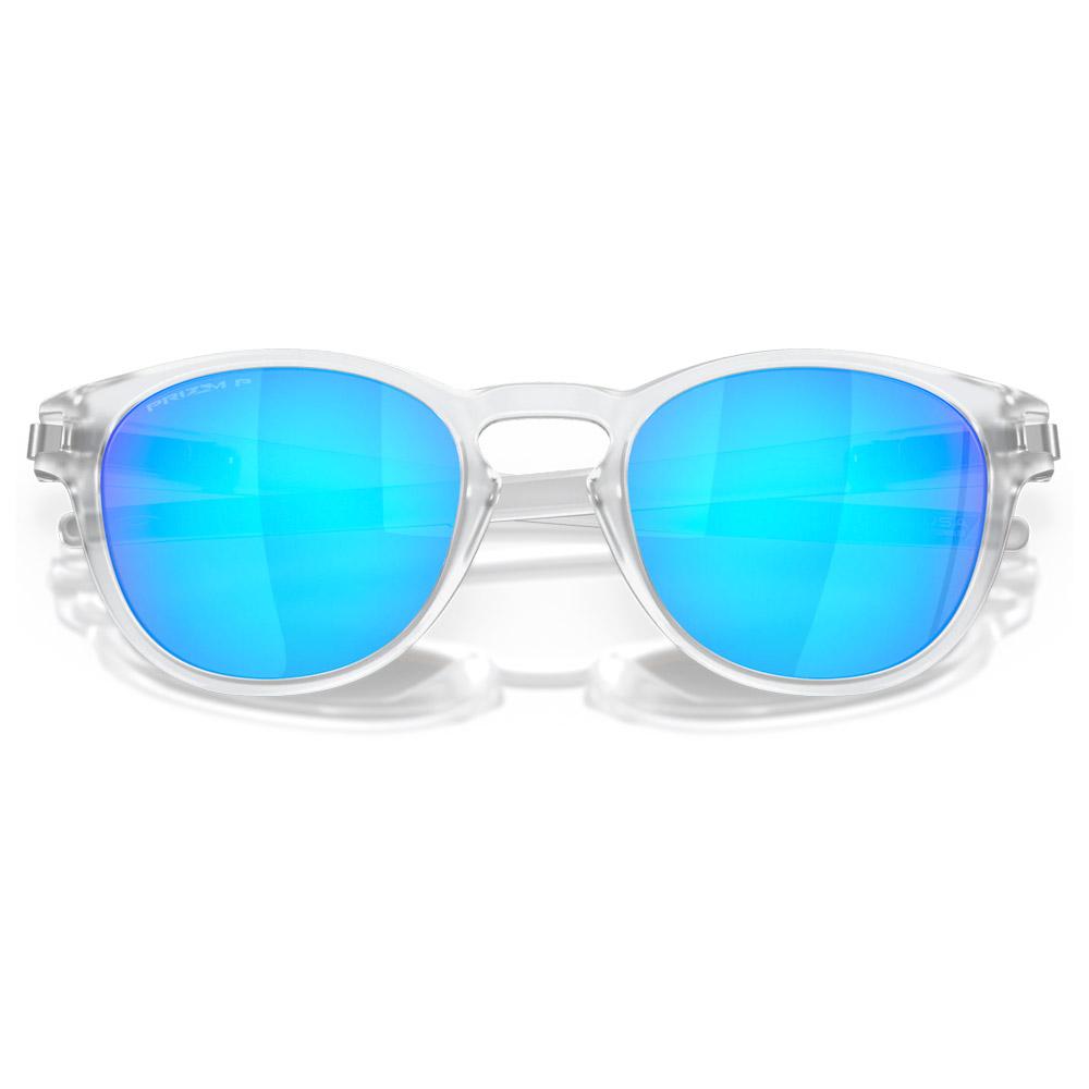 Sonnenbrille Oakley Latch Matte Clear Prizm Sapphire Polarized  