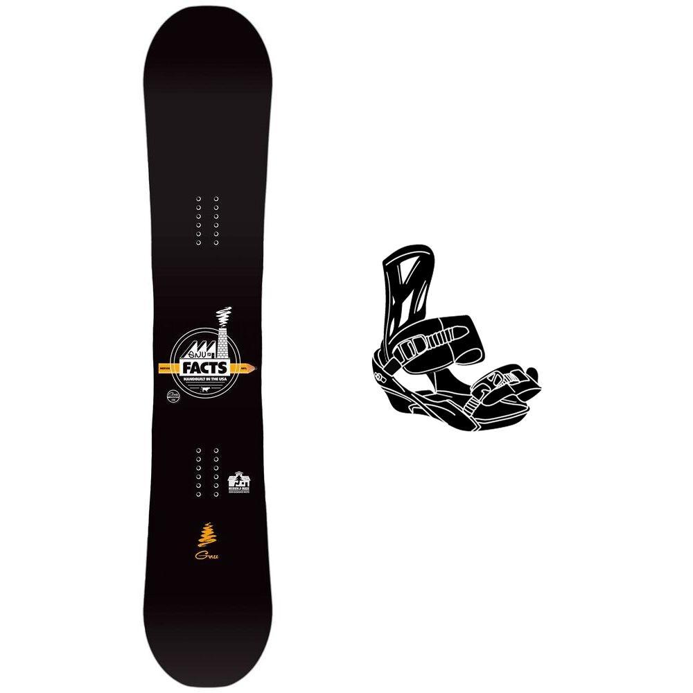 Gnu - Pack Snowboard Facts - 159W + Flite - Snowboard - Größe 159W - Herren - Glisshop.de