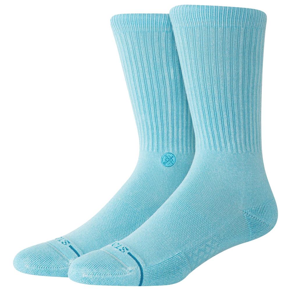 Stance - Icon Crew Socks Dyed Crew Electricblue - M - Socken - Größe M - Blau - Glisshop.de