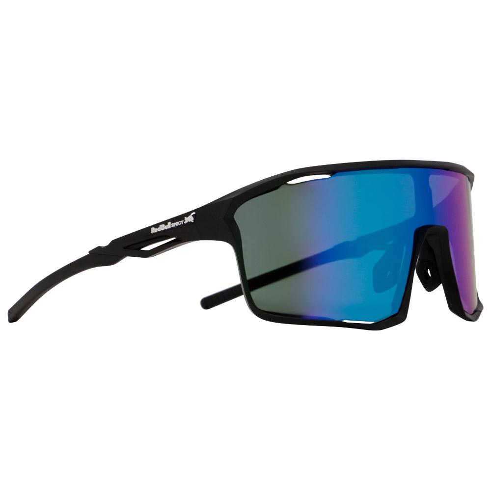 Red Bull Spect - Rumble Matt Black Smoke Purple Green Mirror - Sunglasses