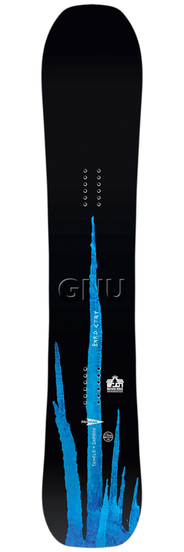 Gnu - Pack Snowboard Banked Country - 163W + King - Snowboard