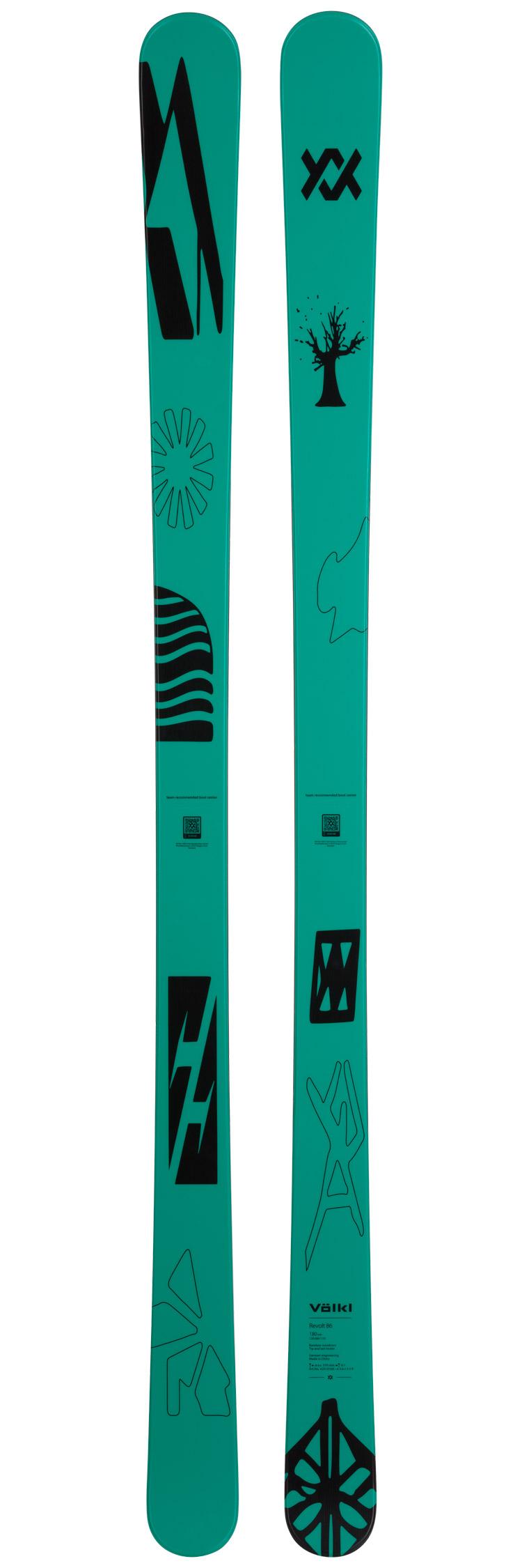 24-25 VOLKL REVOLT 86 172cm ＋SQUIRE 11 Volkl Ski Revolt 86 - Winter 2026 | Glisshop