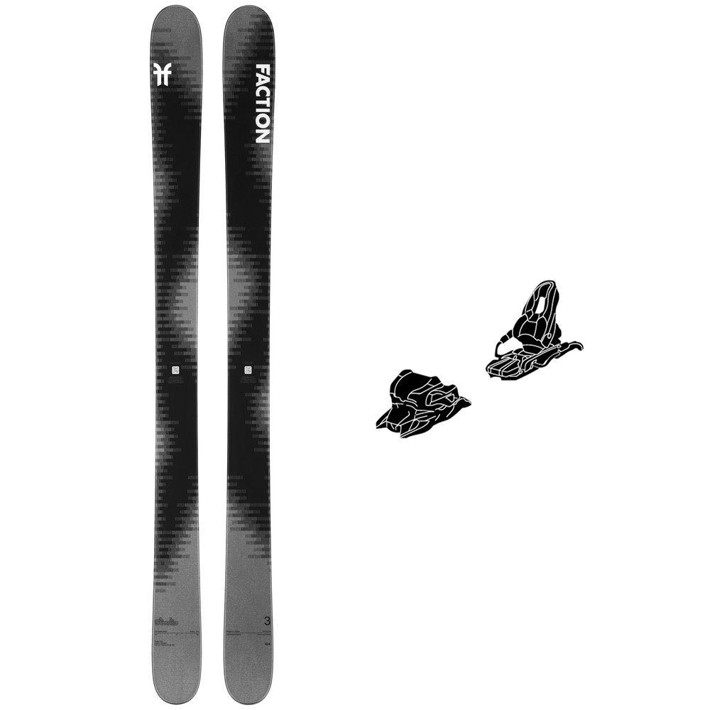 Faction - Pack Ski Studio 3 - 172 + Attack Lyt 11 Gw Br.120 Solid Black - Ski