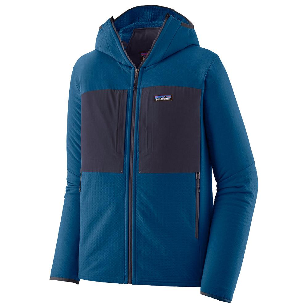 Patagonia - M's R2 Techface Hoody Clement Blue - S - Fleece