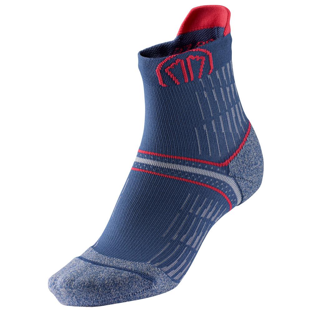 Sidas - Run Anatomic Comfort Ankle Lady Bleu Rose - 39-40 - Socken - Größe 39-40 - Blau - Damen - Glisshop.de