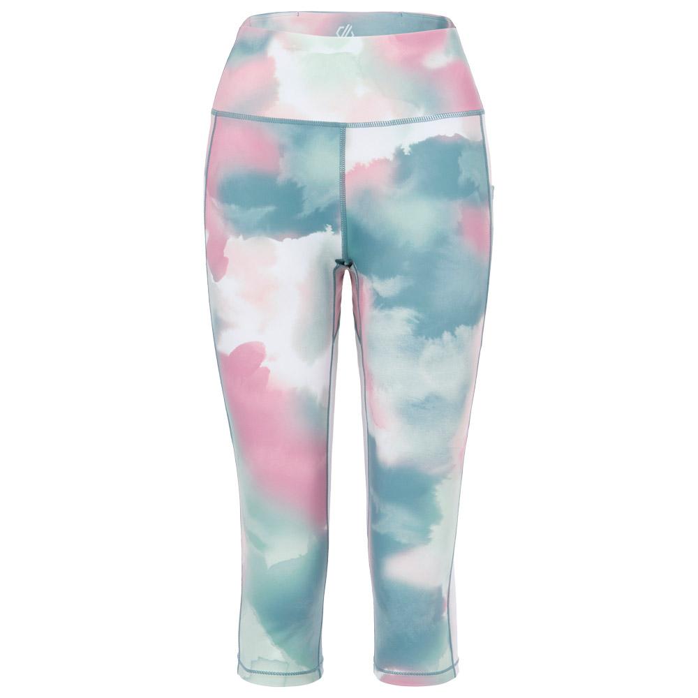 Dare2B - Influential II 3/4 Legging Marble Print - S - Kletterleggings - Größe S - Marble Print - Damen - Glisshop.de