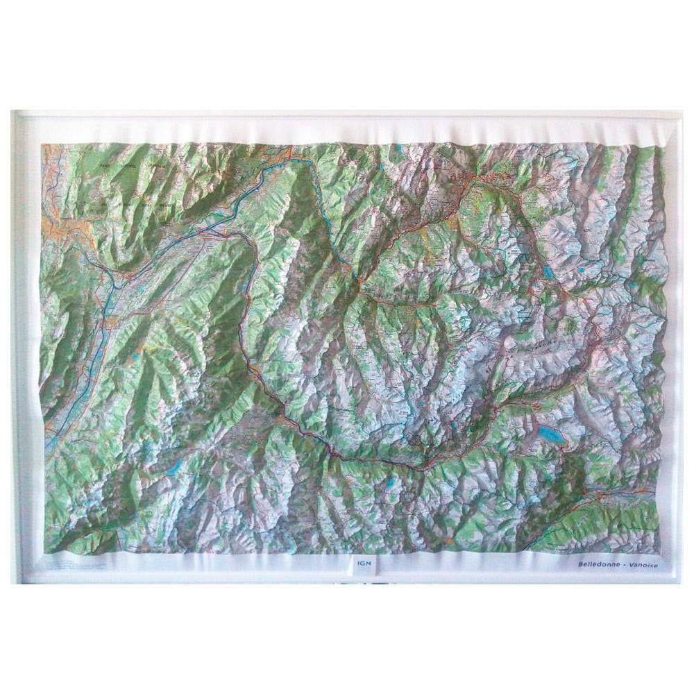 IGN - 60173 Belledonne Vanoise 80 cm X 113 cm - Map