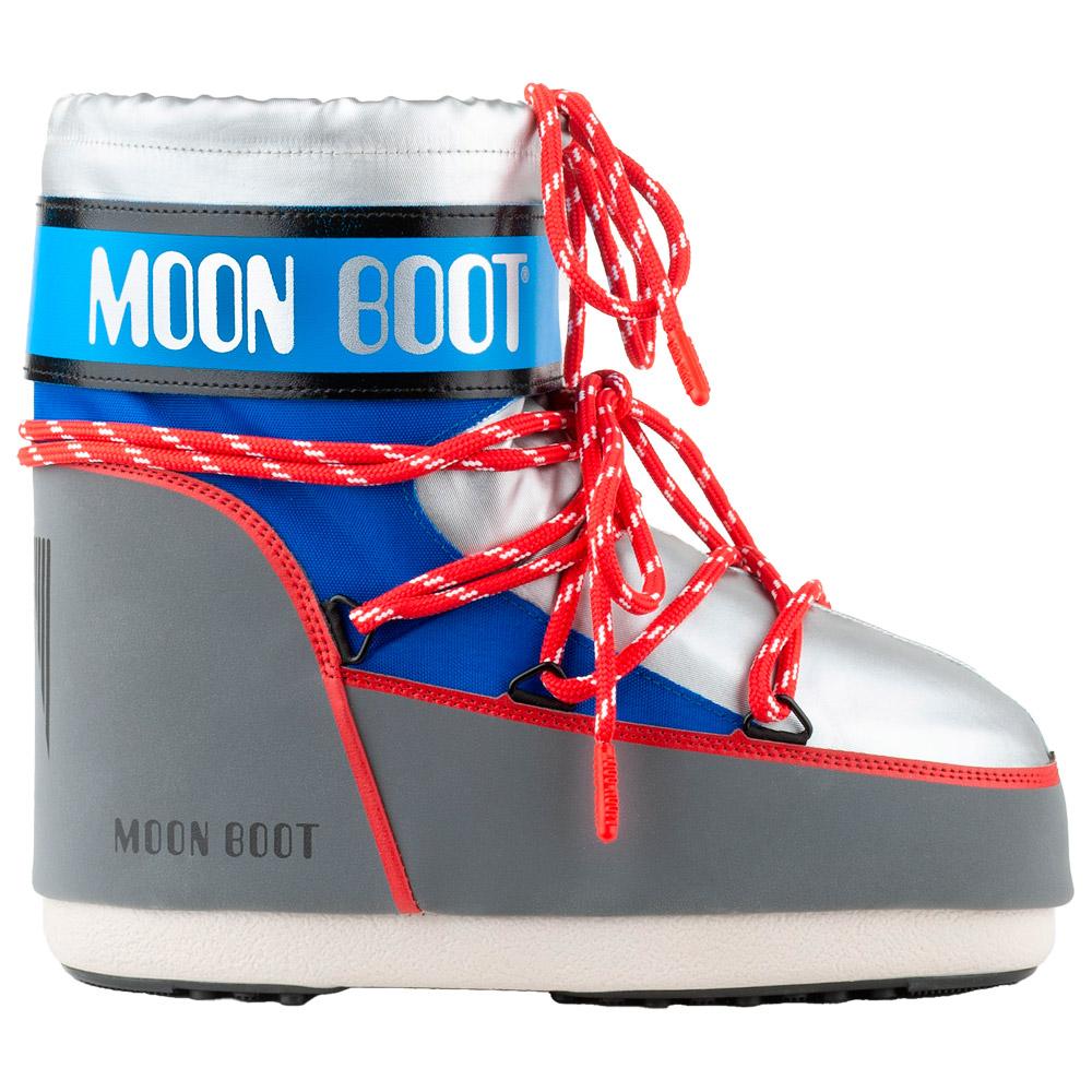 Moon Boot - Icon Low Space Racing Silver Blue Red - 36-38 - Snow boots